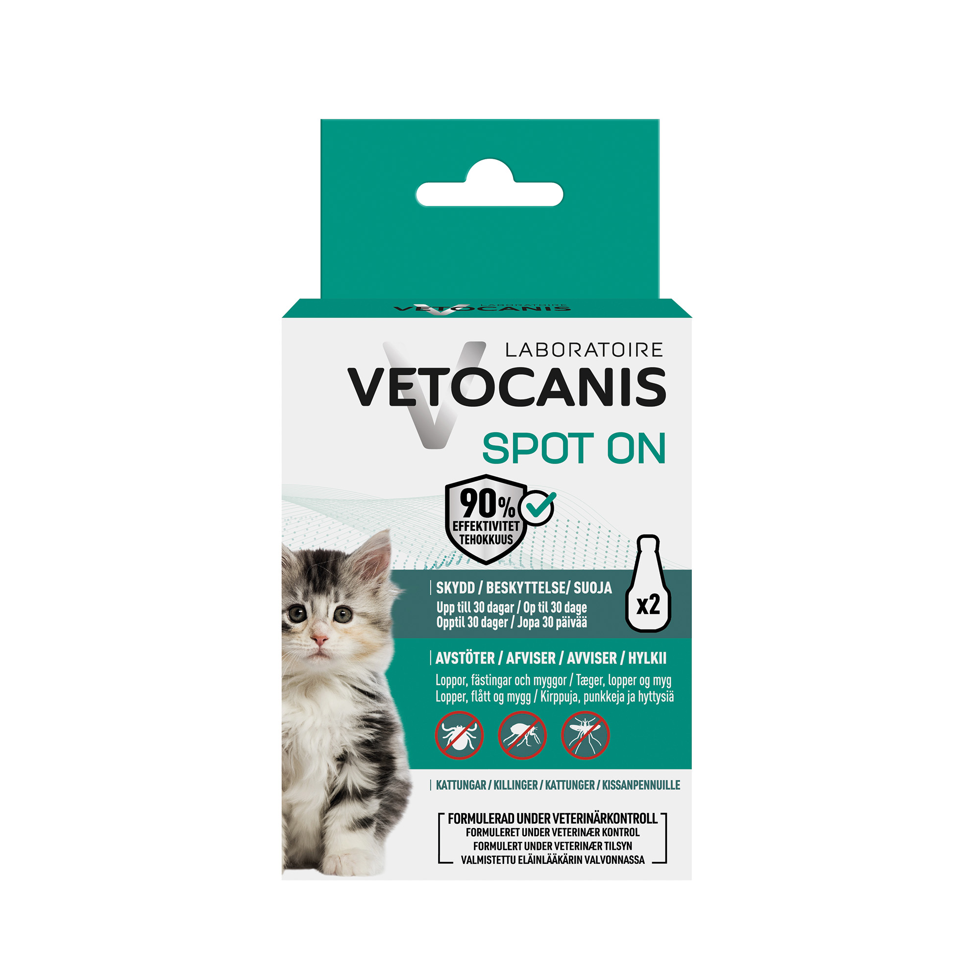 Vetocanis spot on kat killing 2x0,6 ml